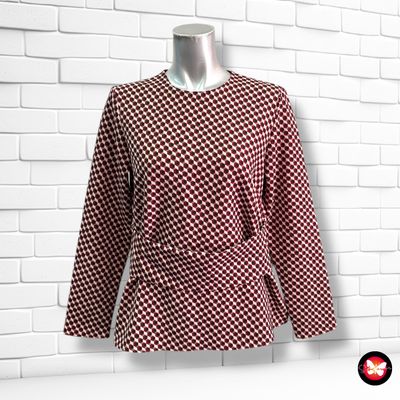 Blusa de manga larga con cinturón ZARA Talla XS