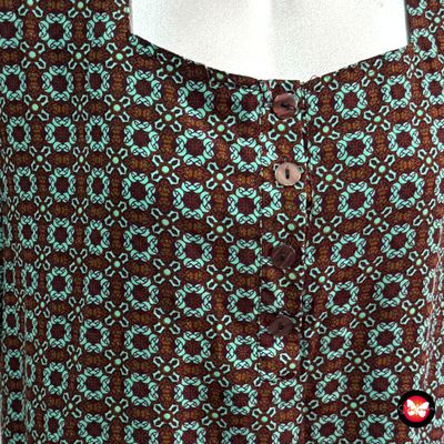 Vestido con estampado Talla XL