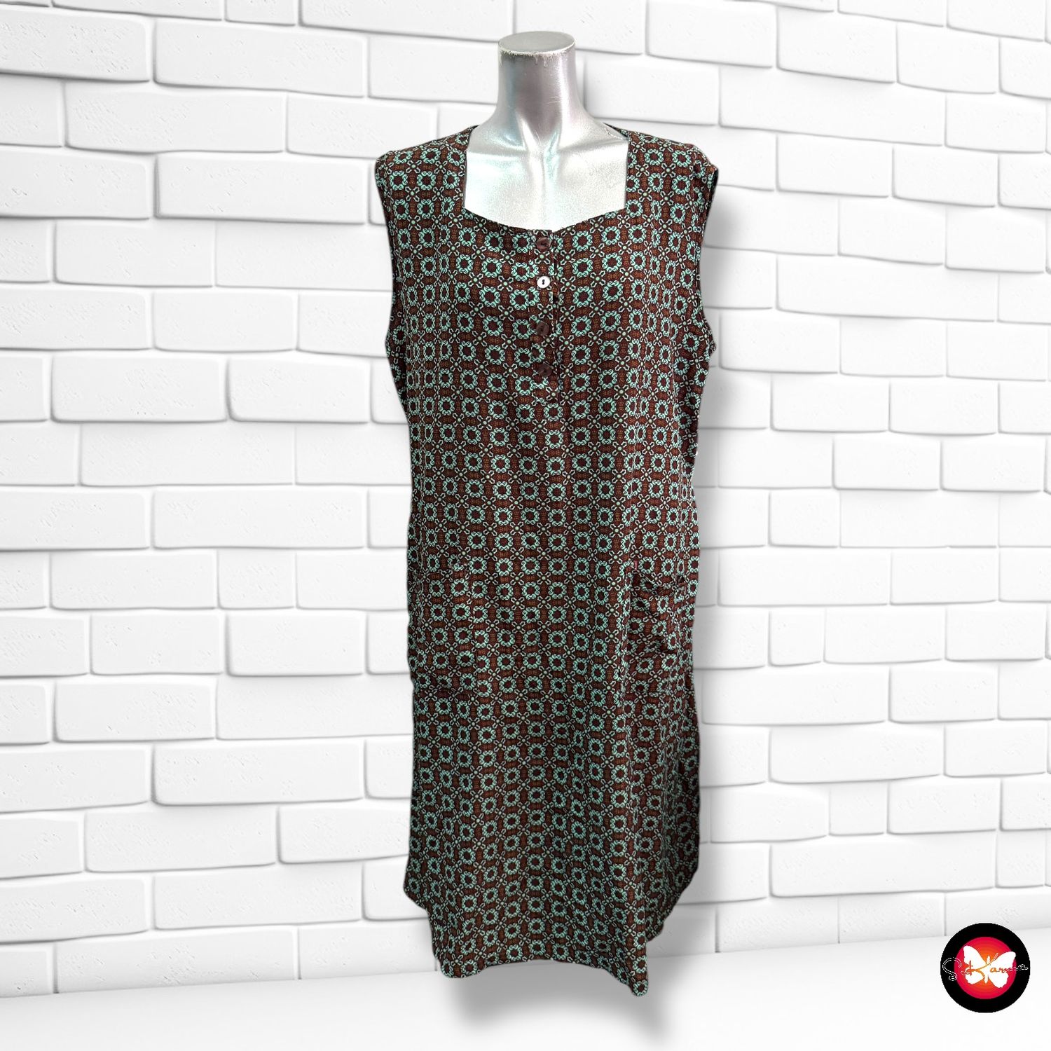 Vestido con estampado Talla XL