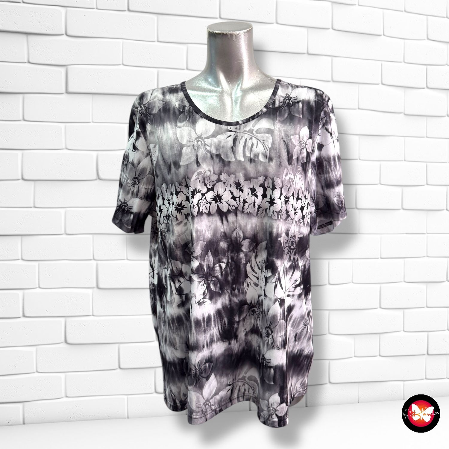 Blusa con estampado Talla 46