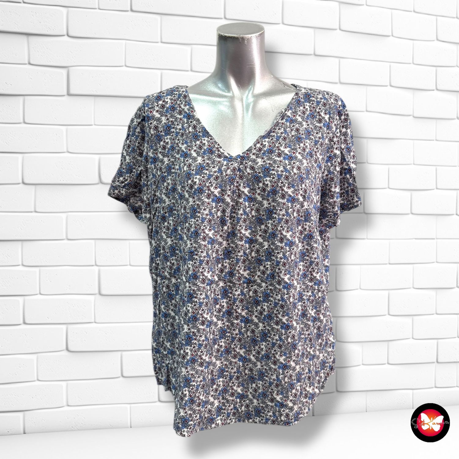 Blusa con estampado TOM TAYLOR Talla 40