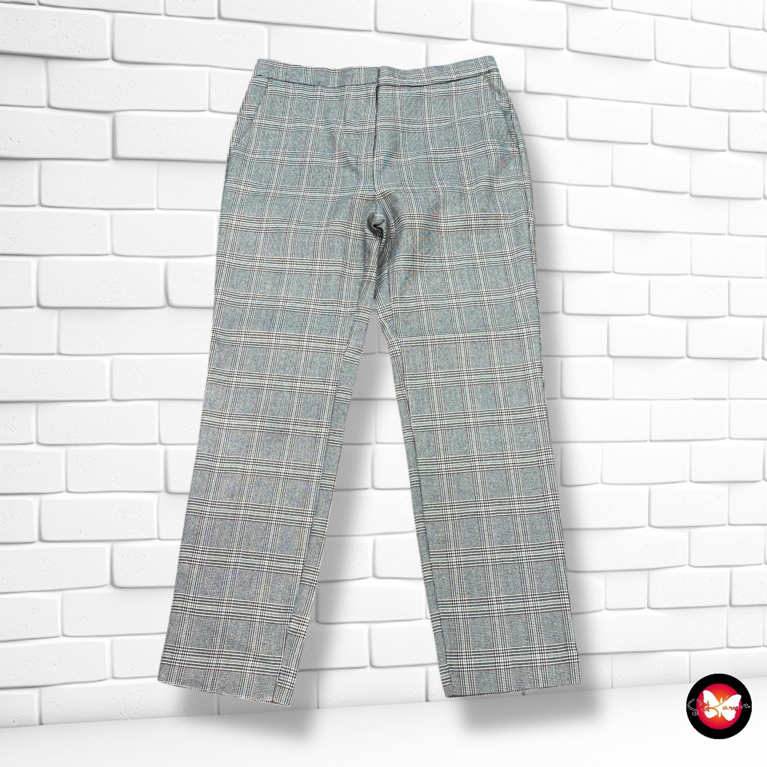 Pantalón de vestir estampado príncipe de gales ZARA Talla L