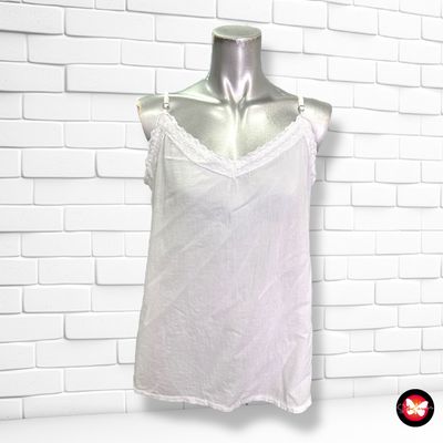 Blusa blanca RE:DENIM Talla 40 (12UK)