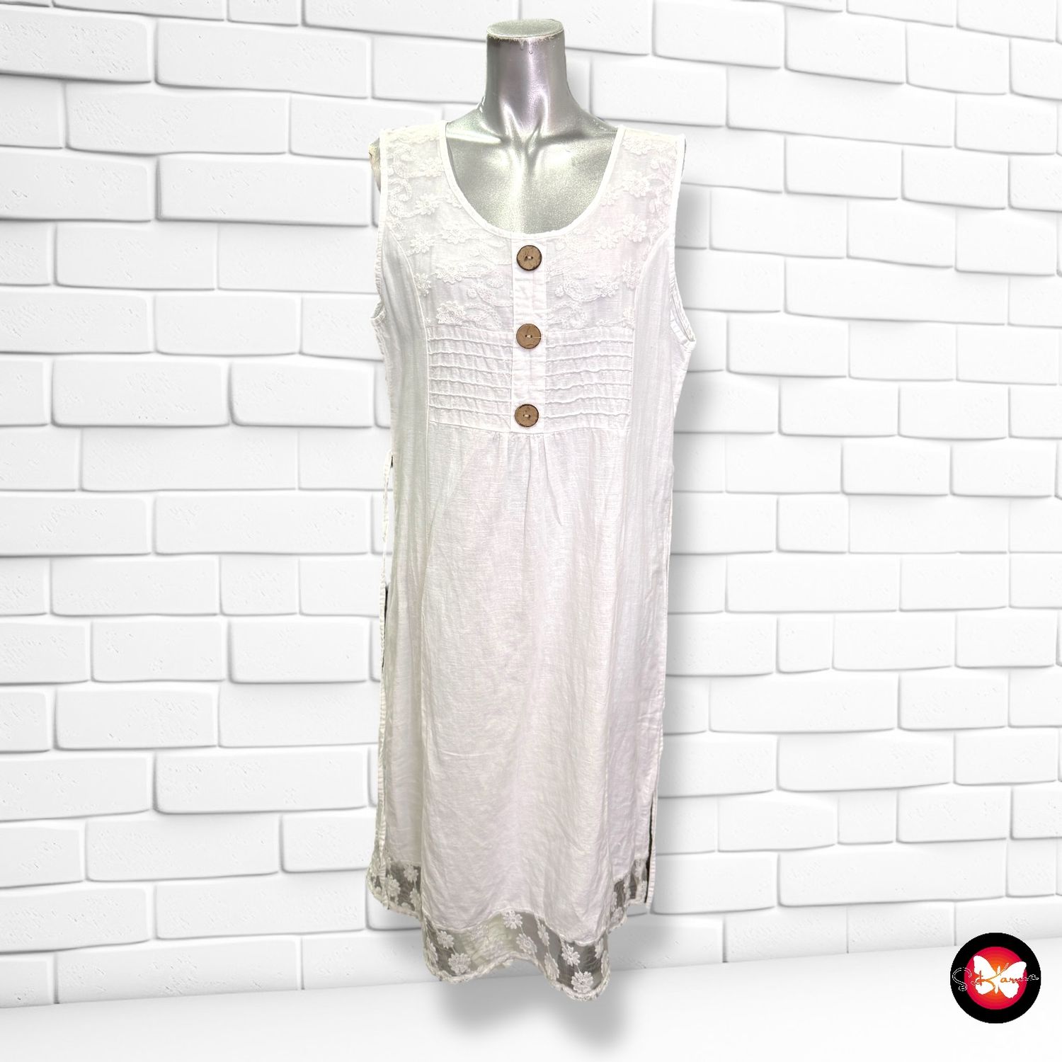 Vestido blanco SURE Talla M