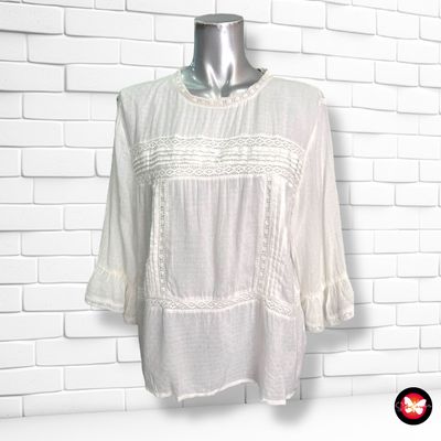 Blusa blanca ONLY Talla 38