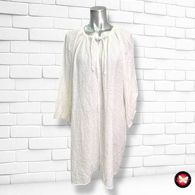 Blusón blanco H&amp;M Talla M (muy grande)