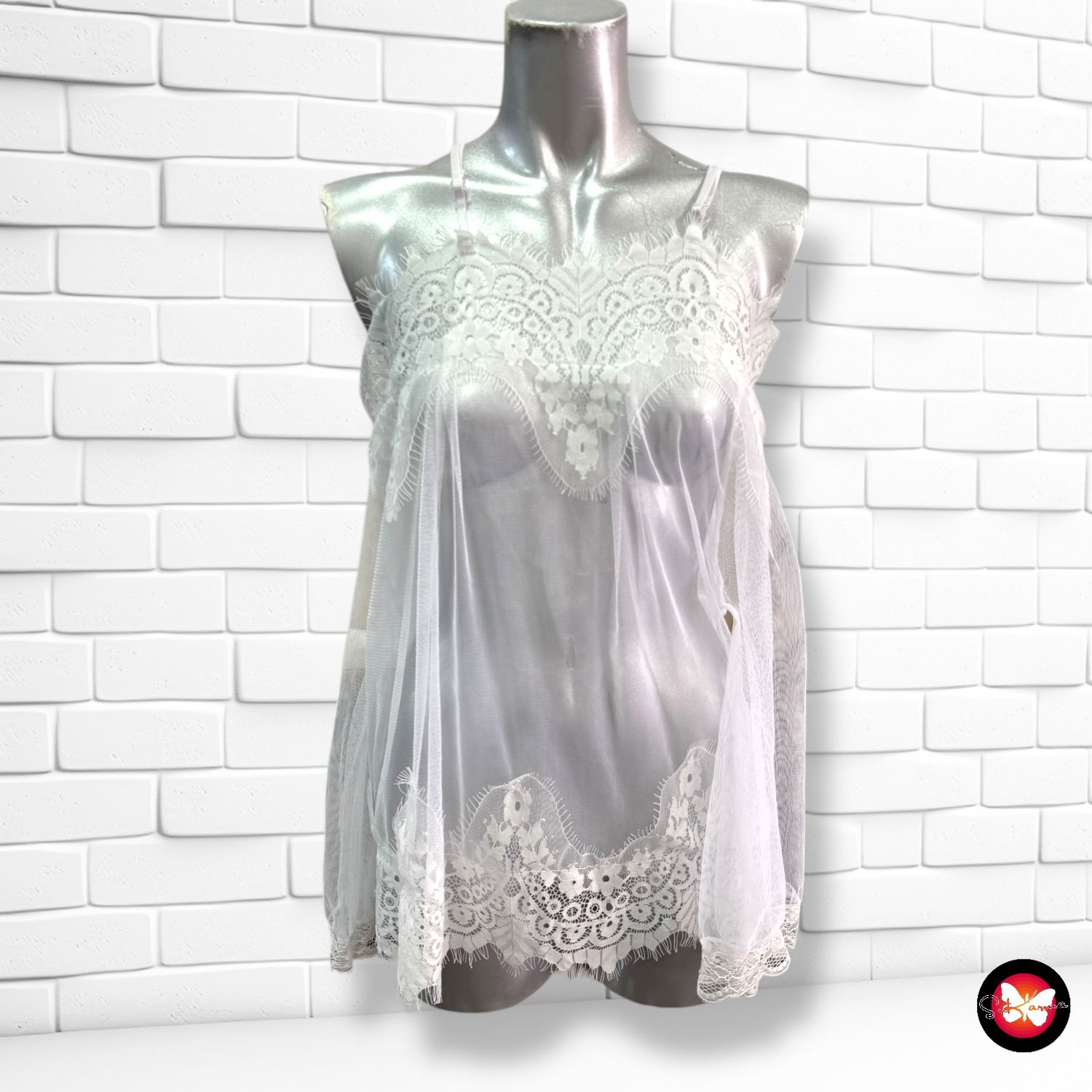 Blusa blanca Talla S/M
