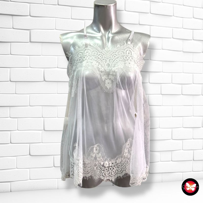 Blusa blanca Talla S/M