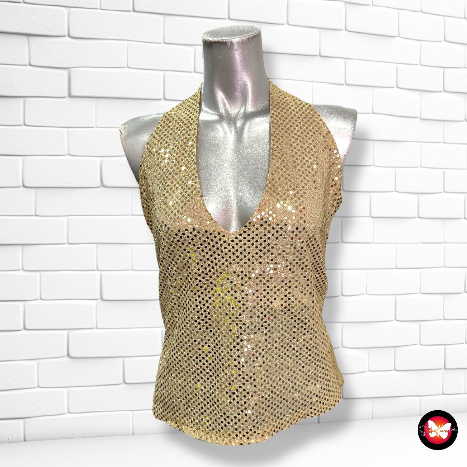 Blusa de noche LOGOTIPO Talla M