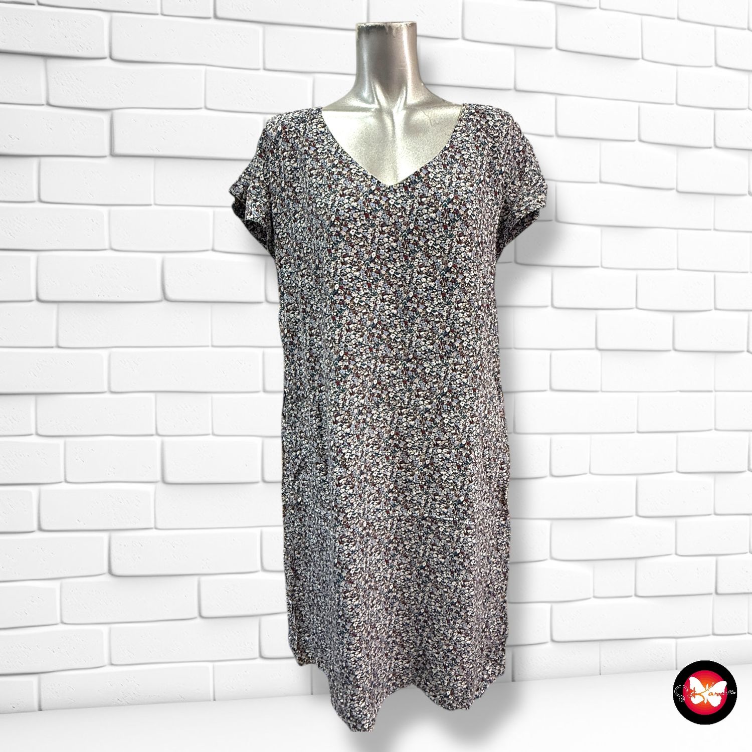 Vestido con estampado florecitas CAROLL Talla 42
