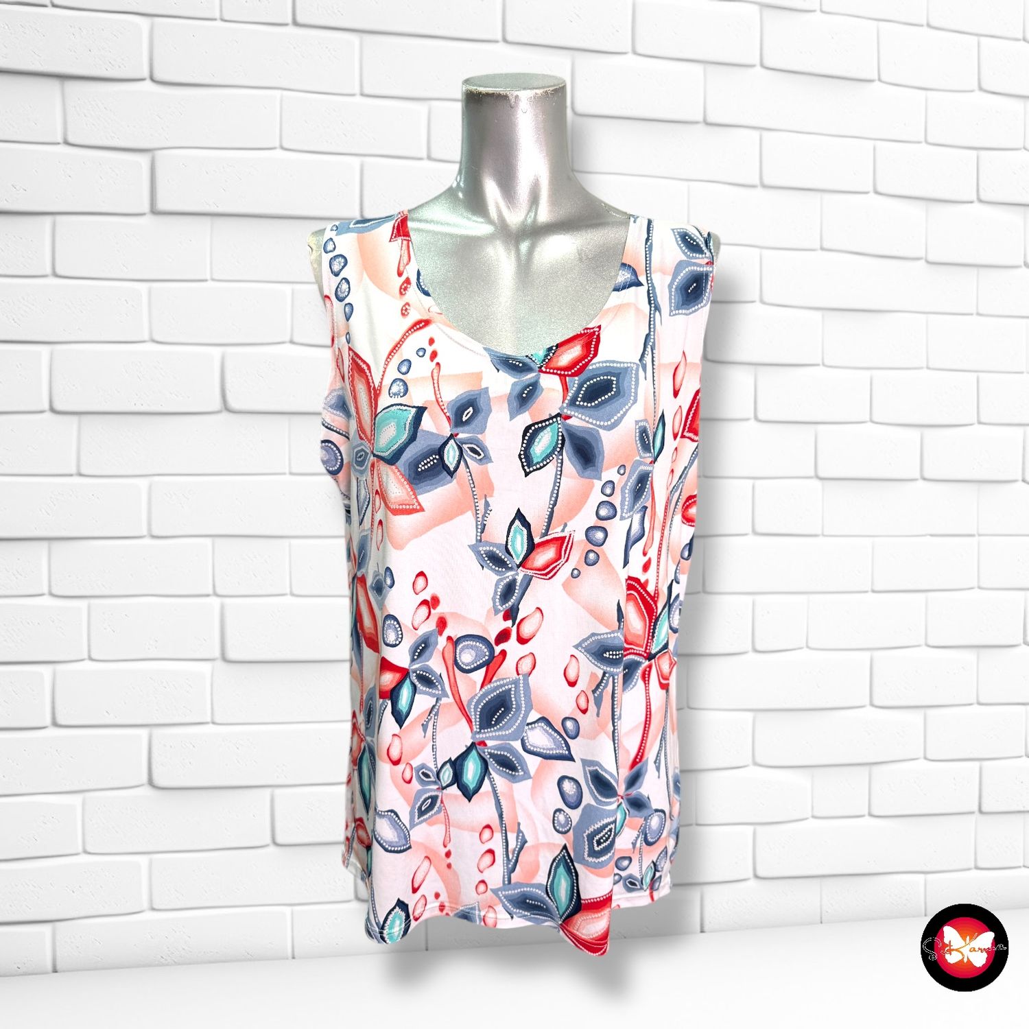 Blusa con estampado GENUINE Talla L
