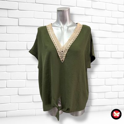 Blusa con lazo Talla XL