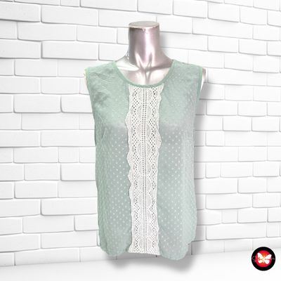 Blusa básica con encaje ANANY Talla 40