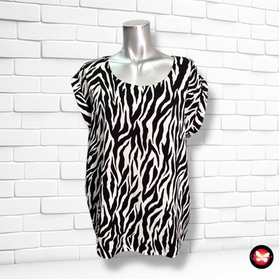 Blusa con estampado animal print NORAH Talla 38