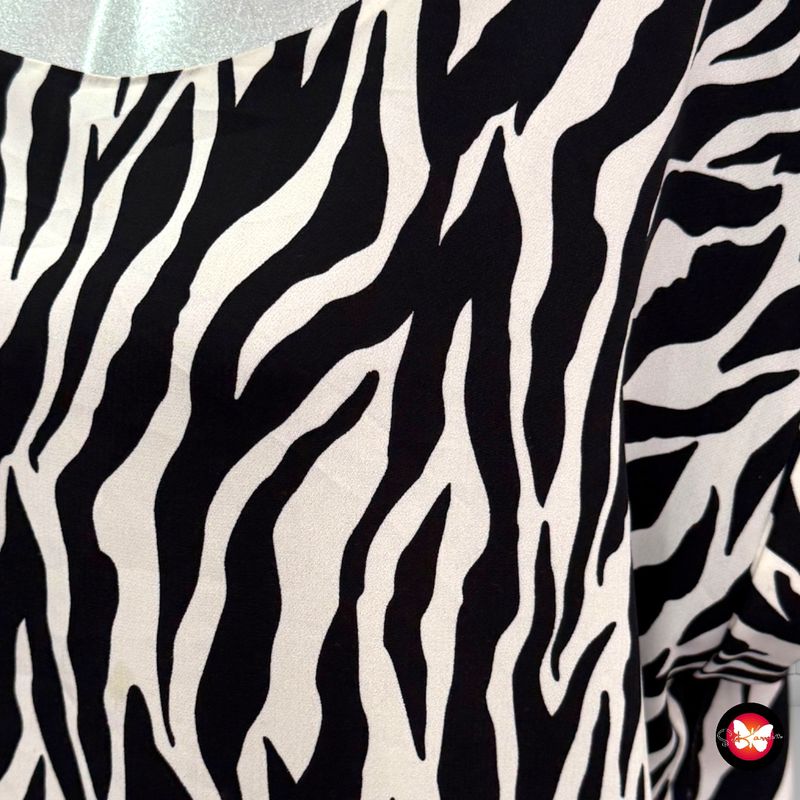 Blusa con estampado animal print NORAH Talla 38