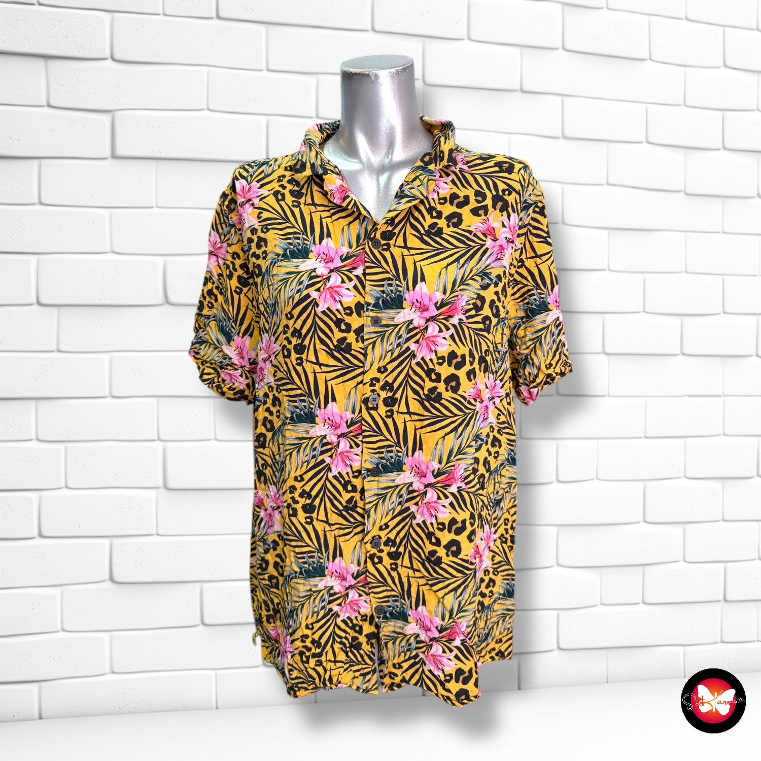 Camisa con estampado DIVIDED Talla M