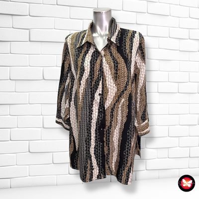 Camisa con estampado AFIBEL Talla 50