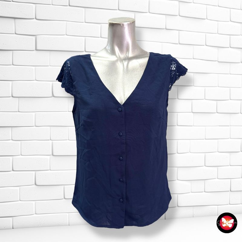 Blusa con encaje en espalda SHEIN Talla XS