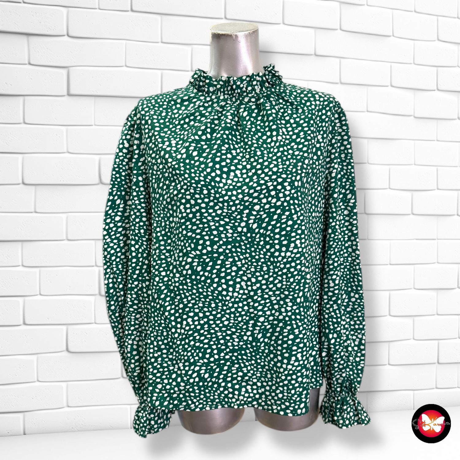 Blusa con estampado Talla XL