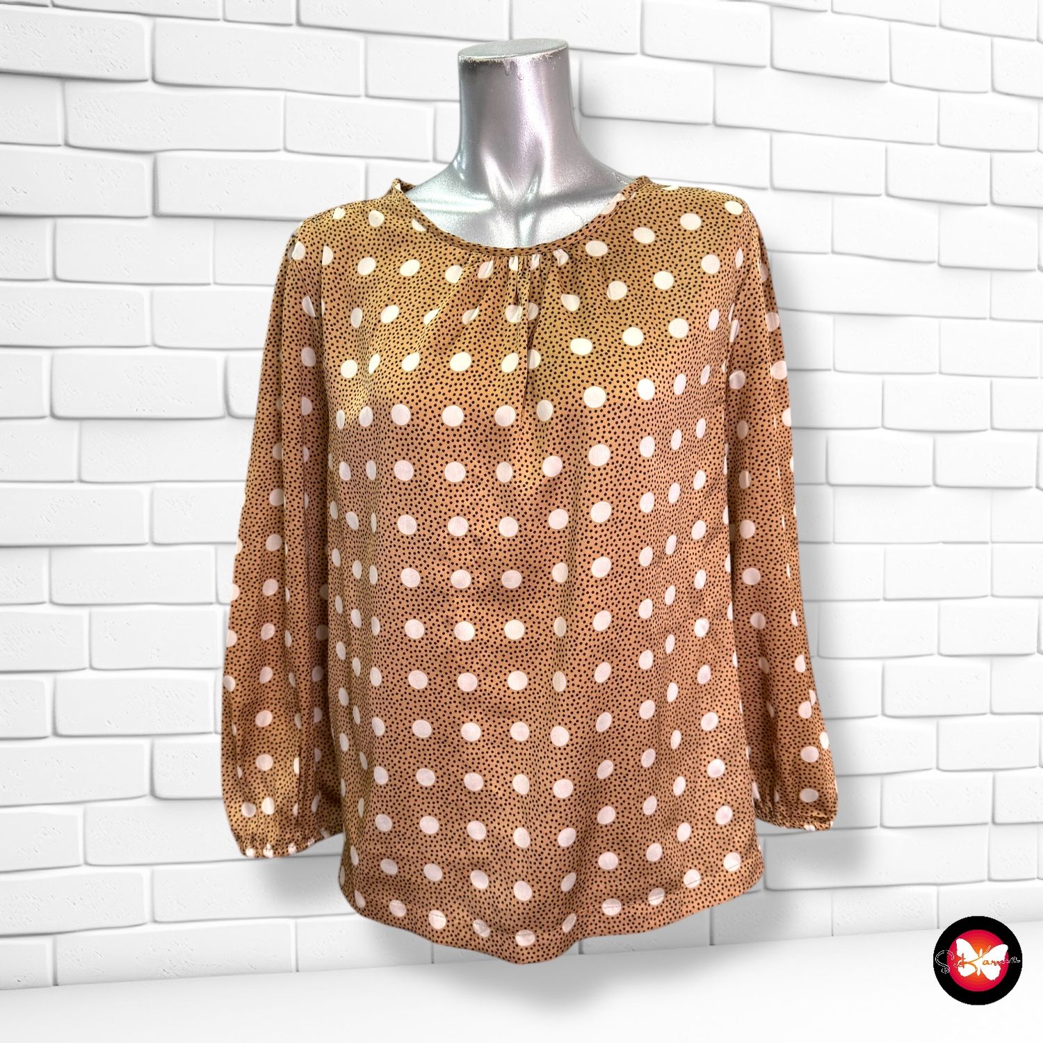 Blusa con estampado SFERA Talla L