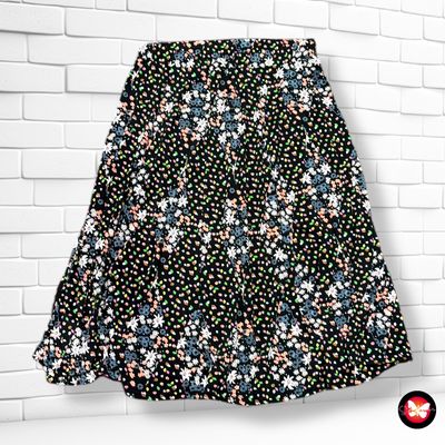 Falda con estampado florecitas Talla S/M