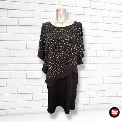 Vestido formal con capita JULIE GUERLANDE Talla 44