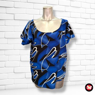 Blusa de manga corta estampada Talla L/XL