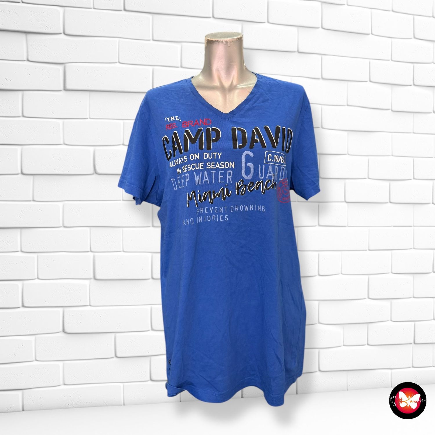Camiseta CAMP DAVID Talla hombre M