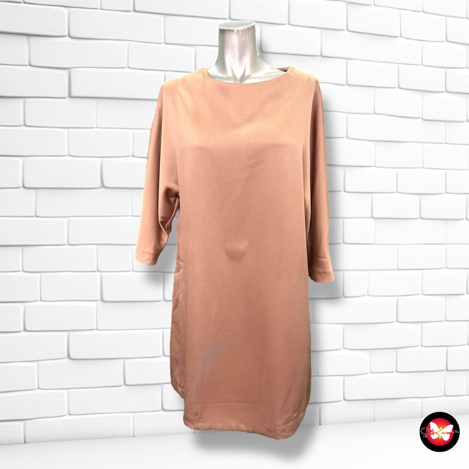 Vestido de media manga MANGO Talla S
