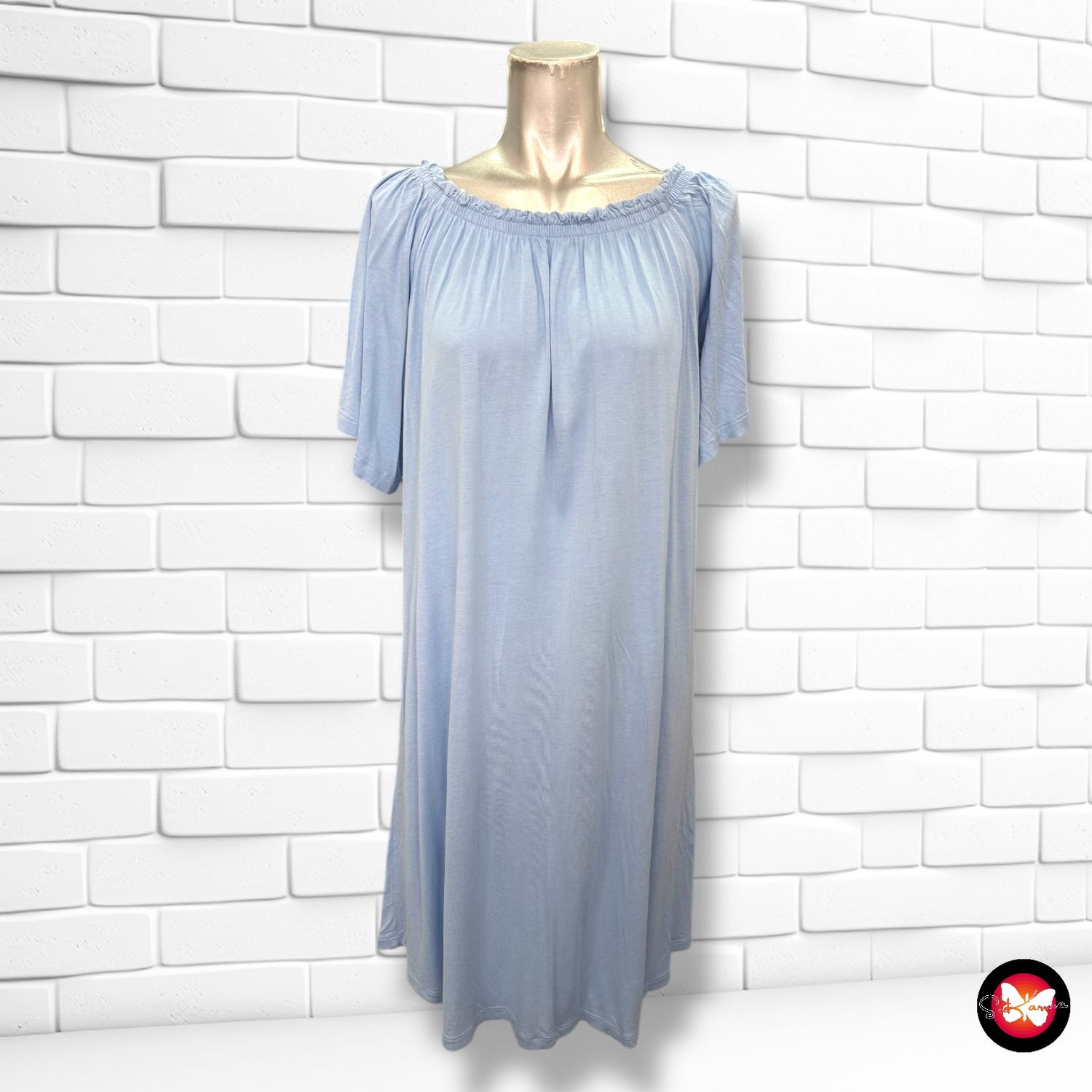 Vestido con escote de barco H&amp;M Talla M