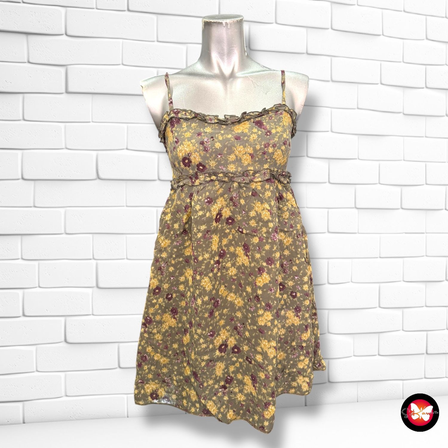 Vestido con estampado florecitas POIS Talla S