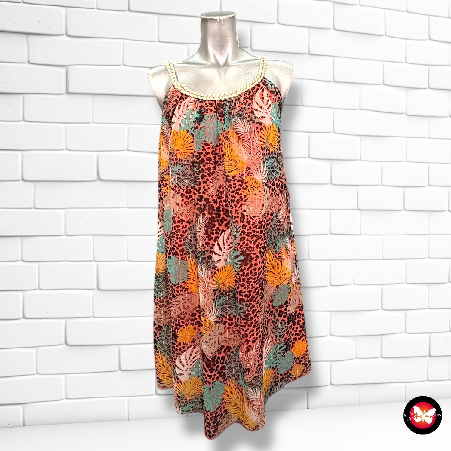 Vestido con estampado Talla M