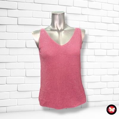 Jersey de tirantes de noche con lurex Talla S