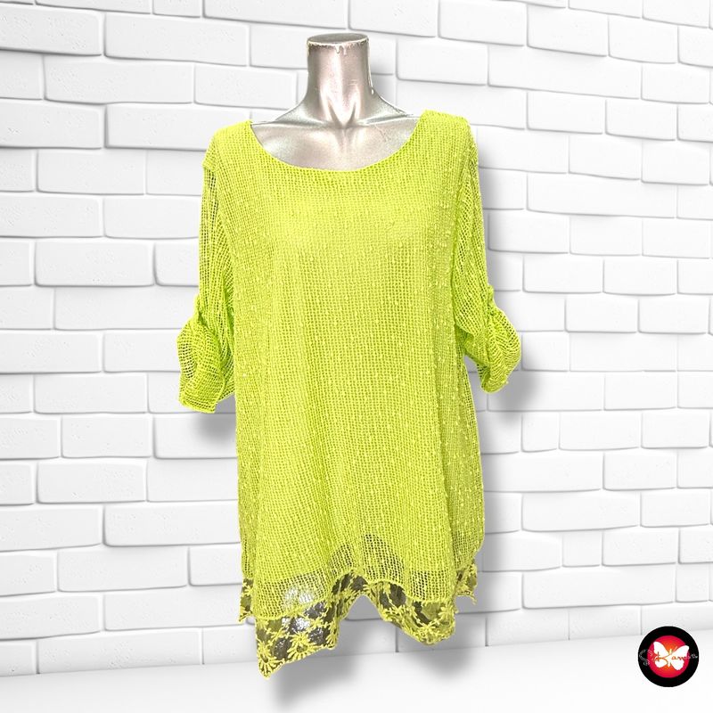 **HOY** Blusa de rejilla Talla Única