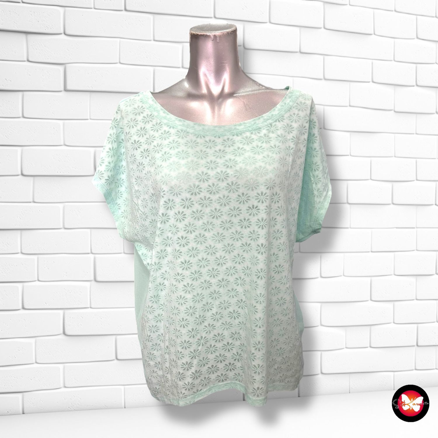 Blusa traslúcida Talla L/XL