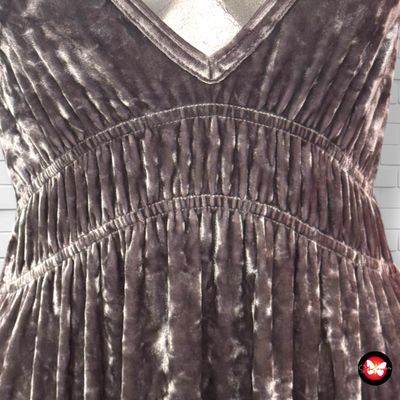 Vestido largo de noche de terciopelo ZARA Talla S