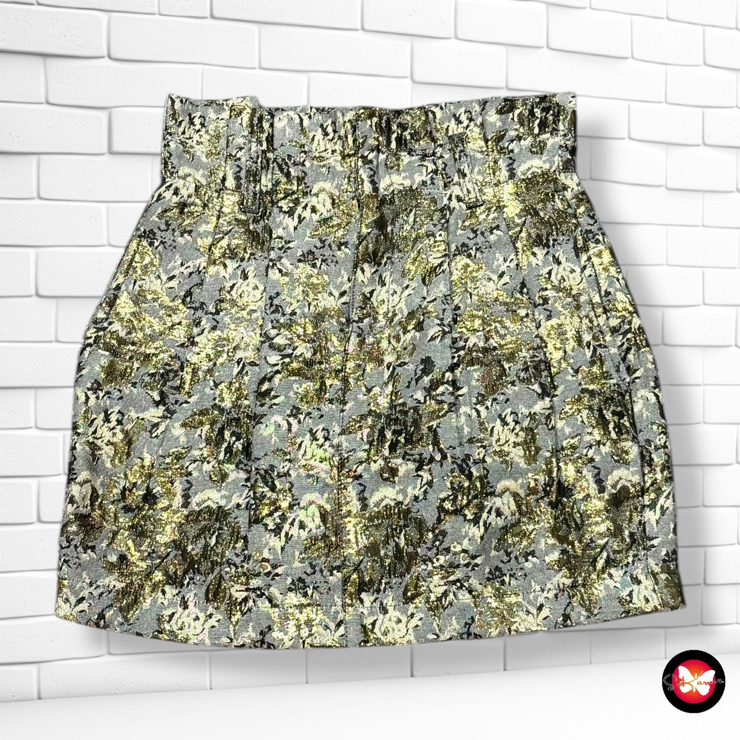 Falda de noche de brocado ZARA Talla 34