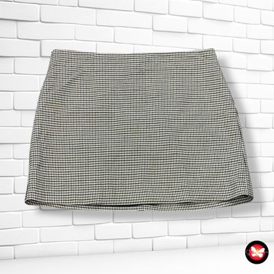 Falda estampado pata de gallo MANGO Talla M