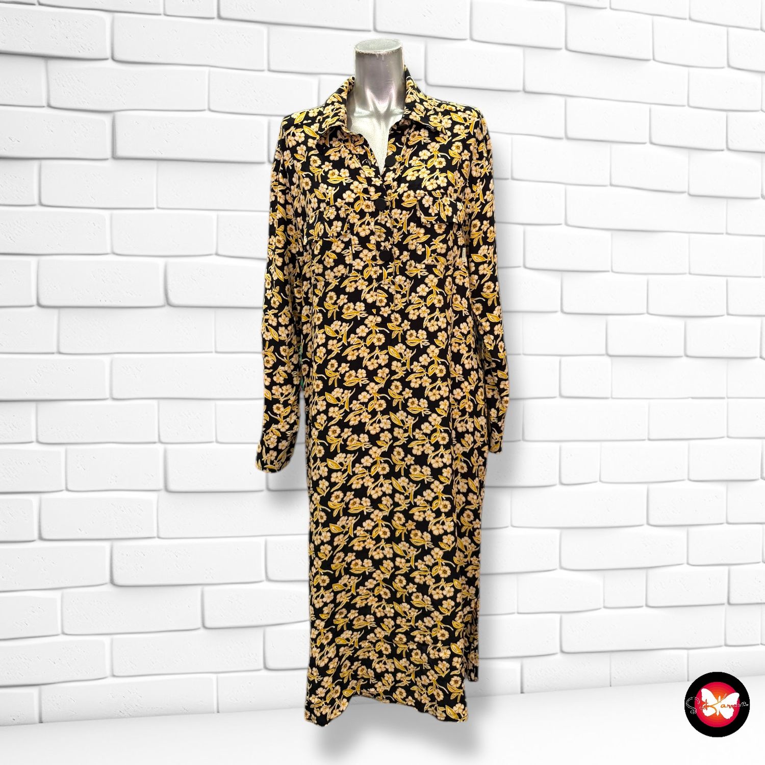 Vestido midi de flores SILVER CREEK Talla 38