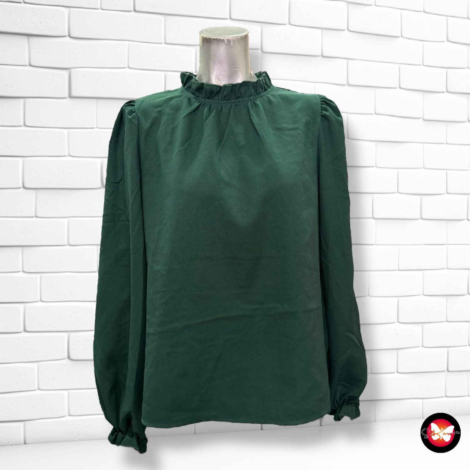 Blusa con cuello cerrado SHEIN Talla S