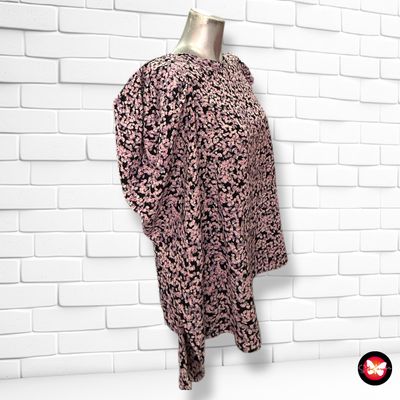 Blusa de mangas de abullonadas H&amp;M Talla M (grande)