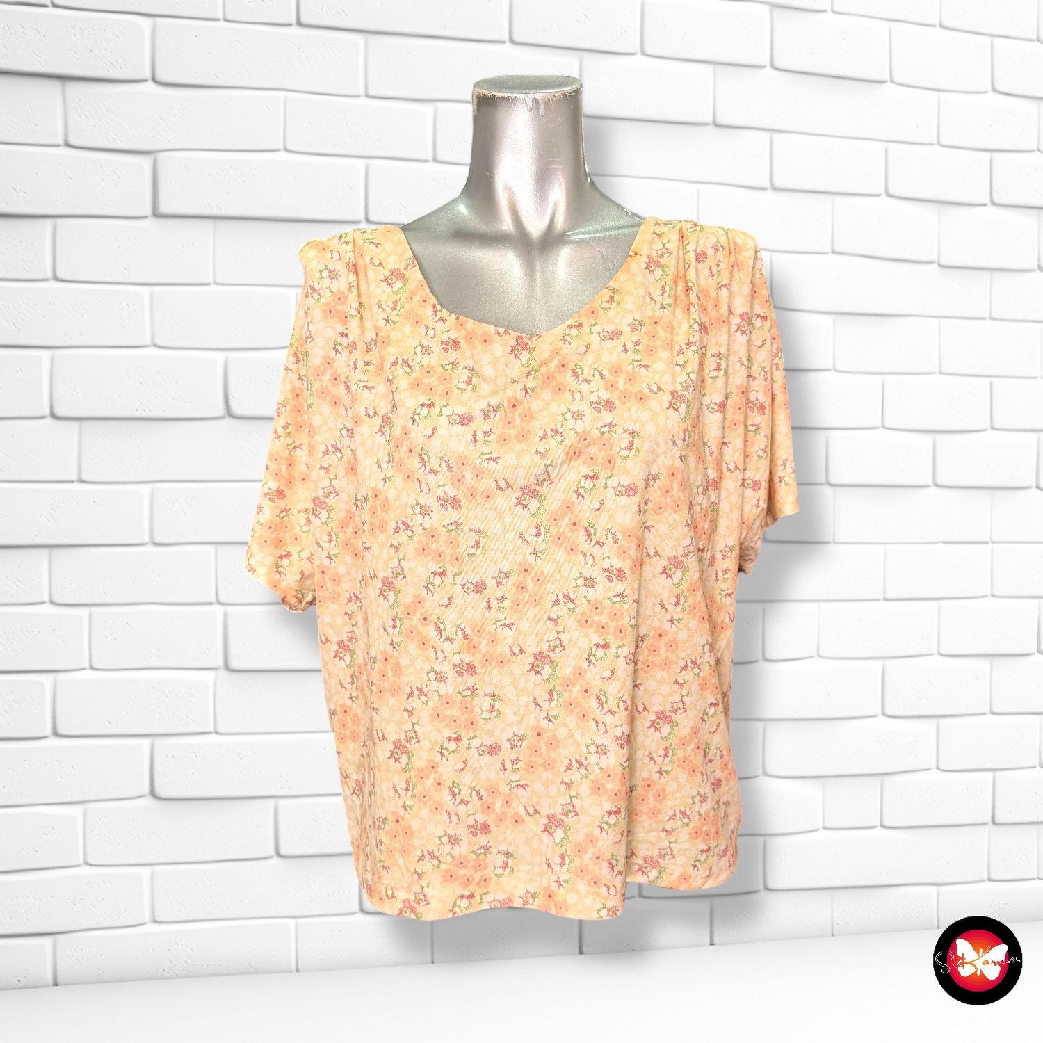 Blusa con estampado Talla XL
