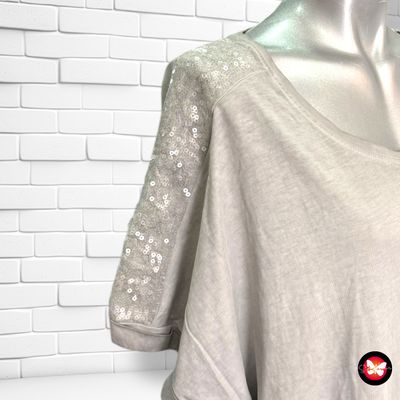 **HOY** Camiseta con lentejuelas Talla 44/46 (grande)