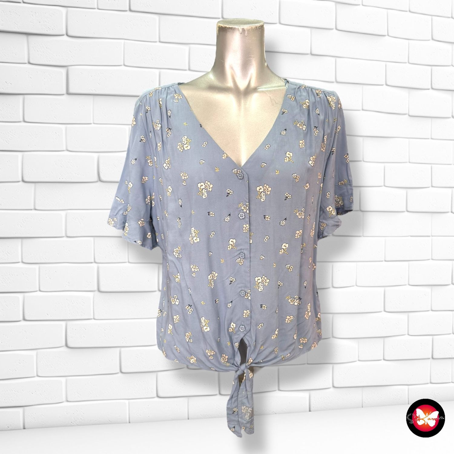 Camisa con lazo C&amp;A Talla 34