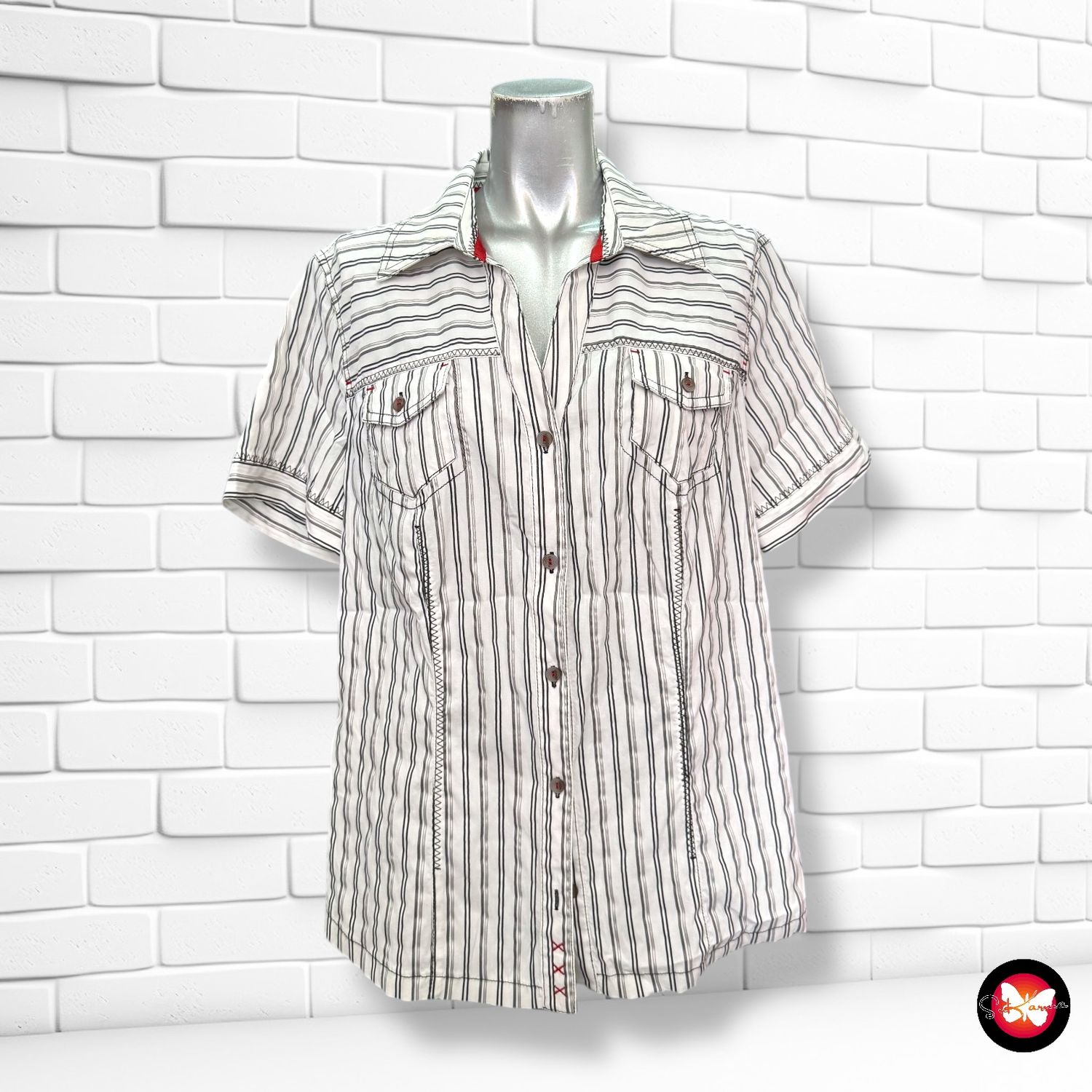 Camisa de rayitas BONITA Talla 44