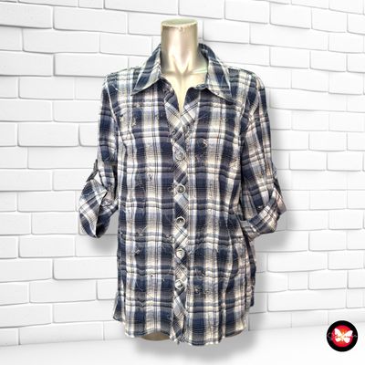 Camisa de cuadros BEXLEYS Talla 42