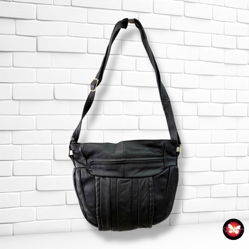 Bolso bandolera de piel