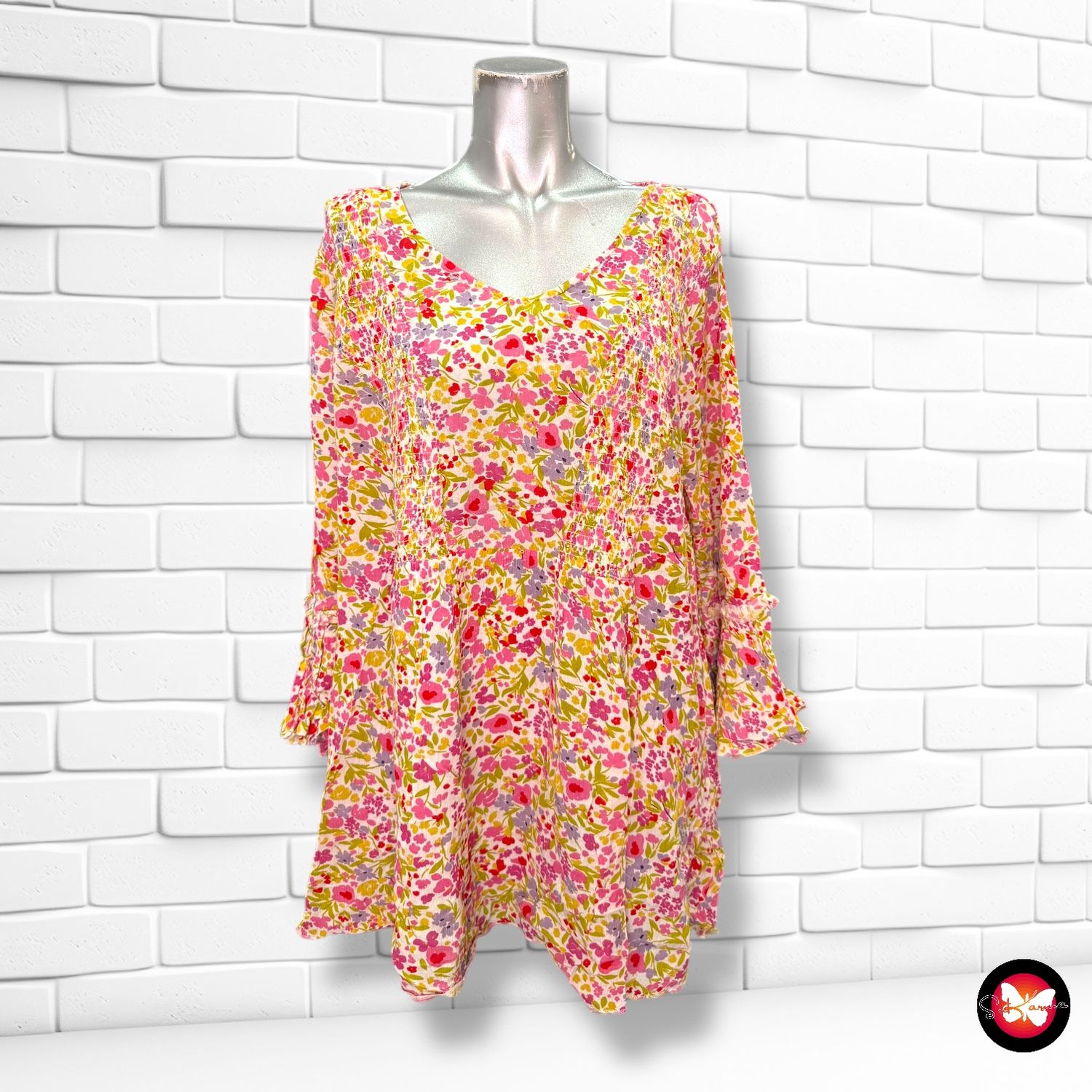 Blusa con estampado MAITE KELLY Talla 42