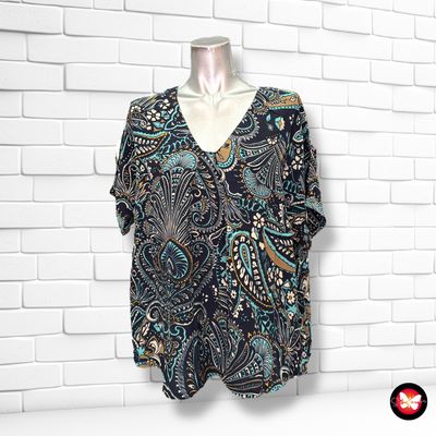 Blusa con estampado 1.2.3 Talla 42