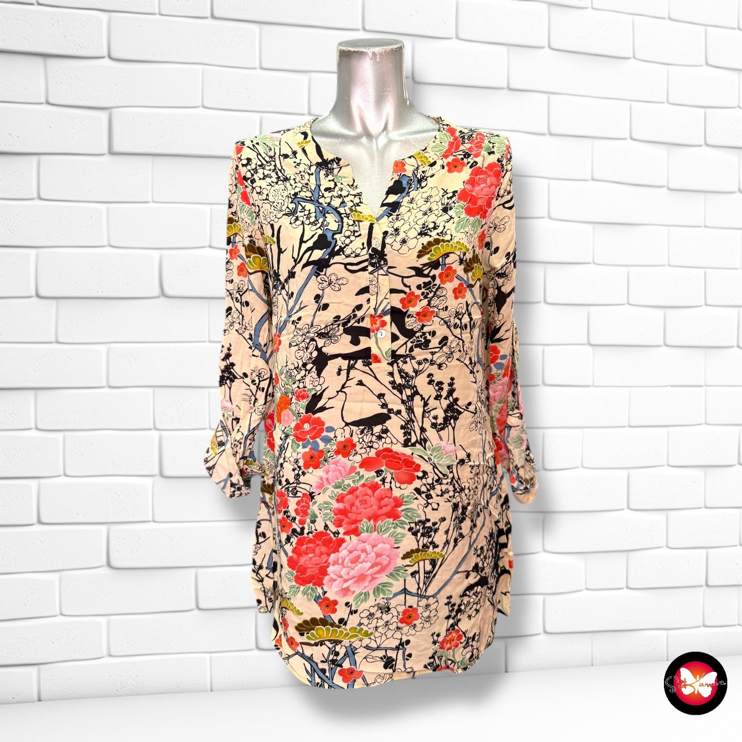 Blusa con estampado Talla S/M